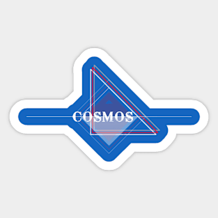 Cosmos Simple / BLUE Sticker